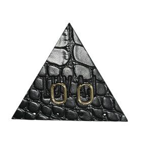 Luv AJ Chain Link Huggies in Gold